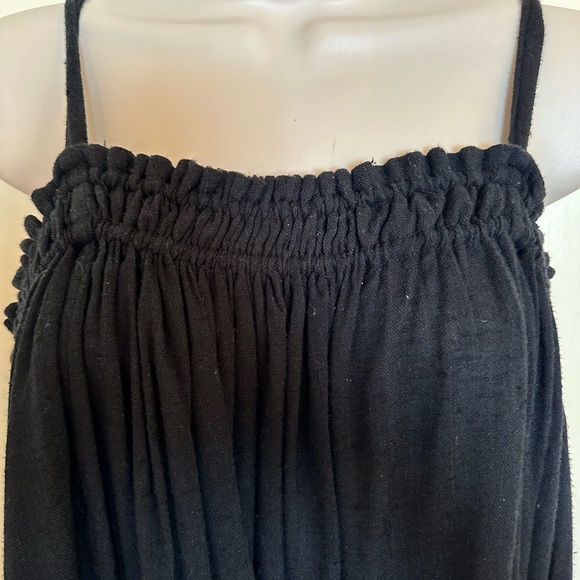 Free People Embroidered Barrel Dress with Tie Straps - Picture 3 of 7